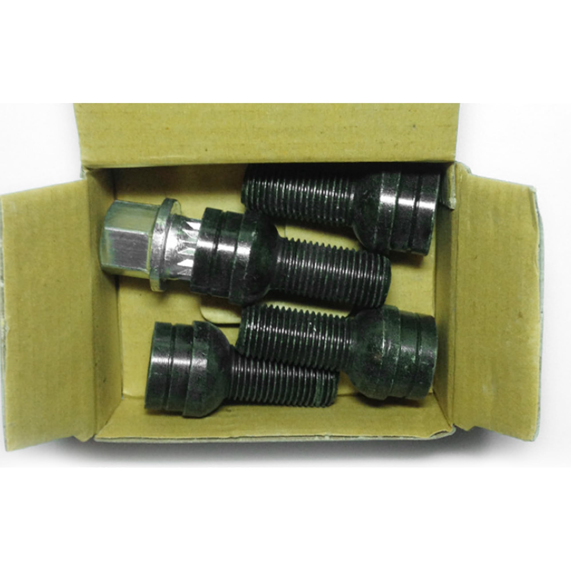 4 bulloni per ruota antifurto in acciaio con dadi per ruote, modello M14 x 1,5 mm, per la protezione e la sicurezza delle ruote