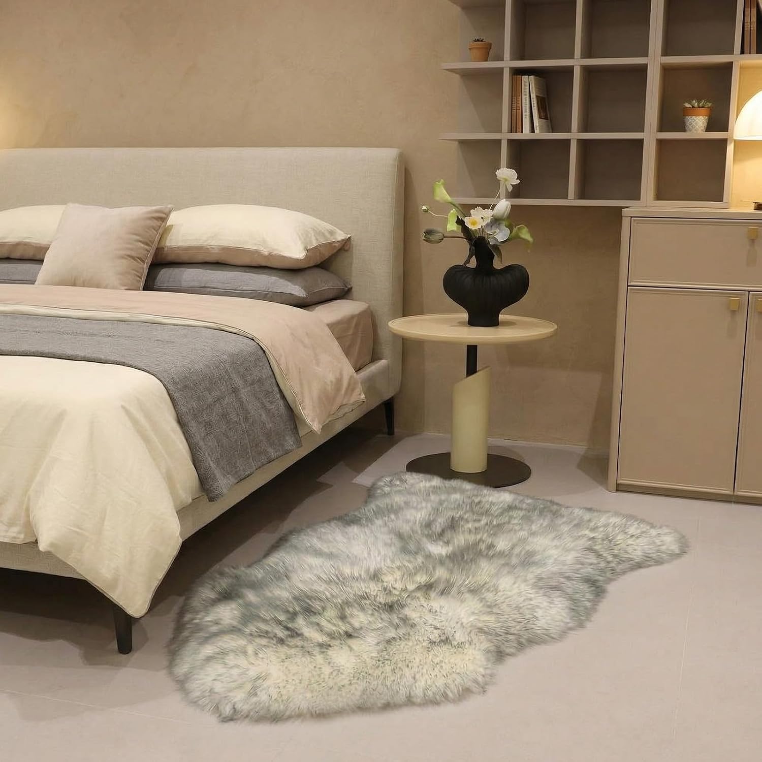Genuine Sheepskin Rug Luxury Beauty Home Decor Wool Rug|2×3 FT image 2