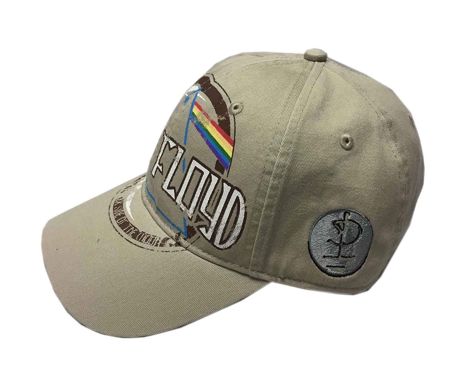 Pink Floyd Unisex Baseball Cap: Dark Side of the Moon Album Distressed (Grey) - Neutral
