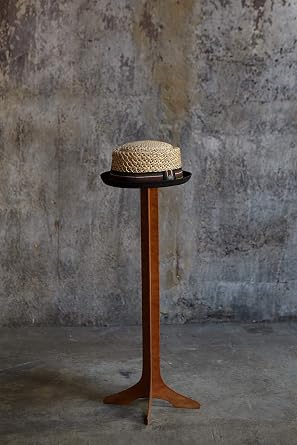 DASMARCA Mens Straw Summer Pork Pie Hat