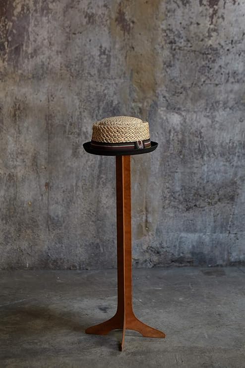 DASMARCA Mens Straw Summer Pork Pie Hat