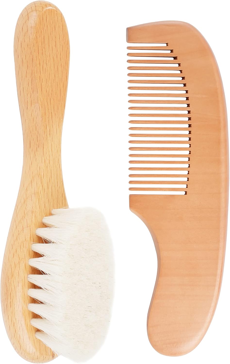 Baby Hair Brush and Baby Comb Set, Baby Hair Brush with
