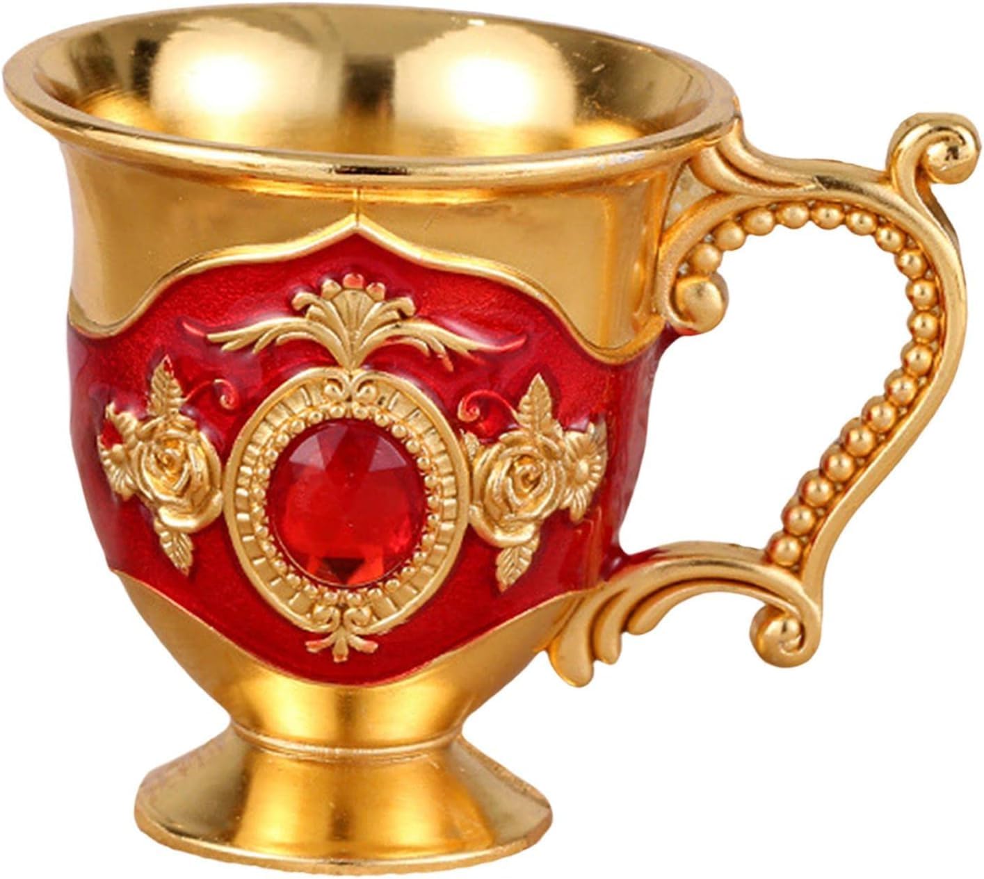 Glasses Classical Carving Pattern Vintage Champagne Beverage Goblet Cocktail Cup for Household Home Dinners Parties Tableware Party, Style C Glass