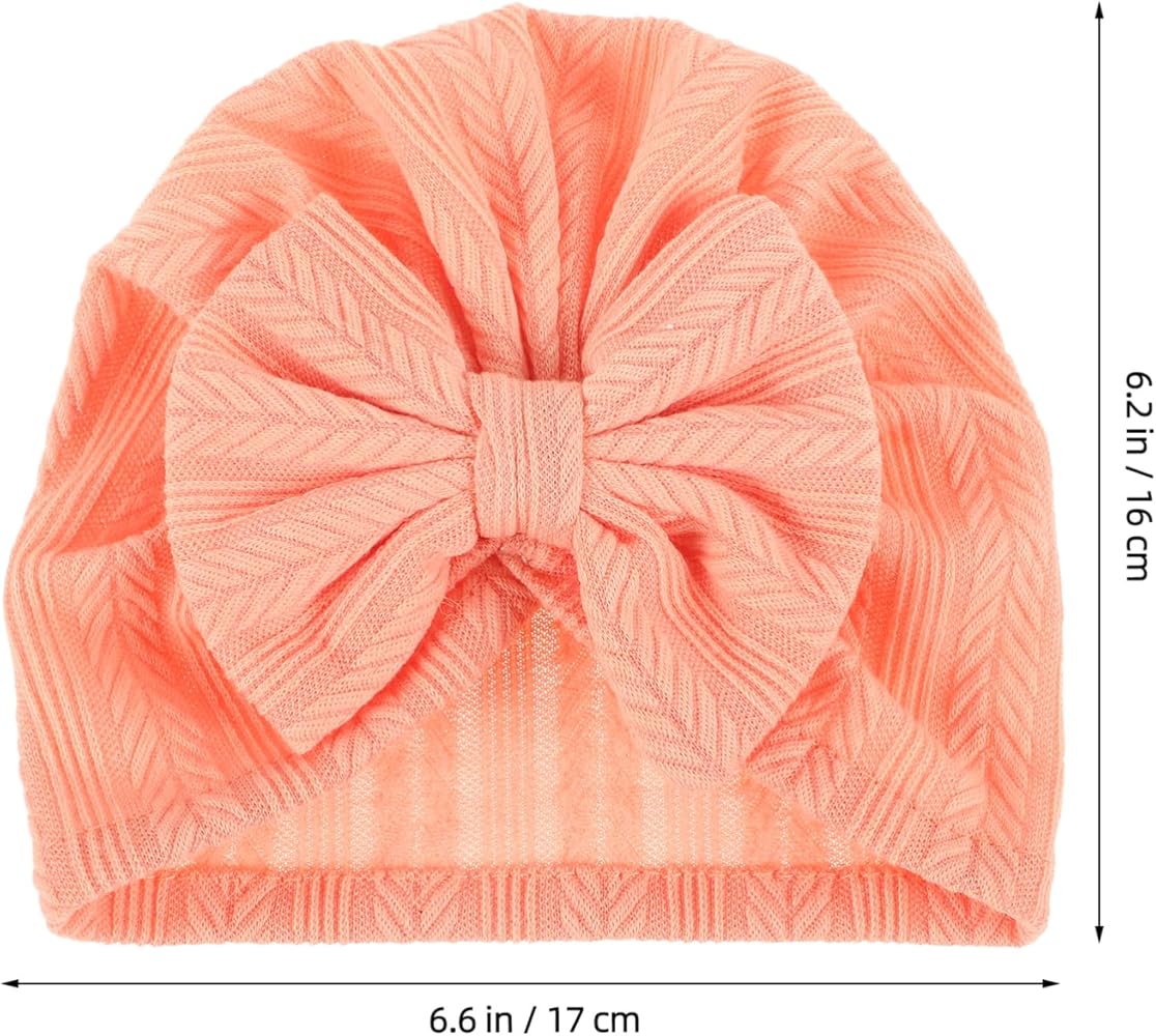 Amazon.com: SAFIGLE Baby Turban Cap Infant Cotton Headwrap Bow