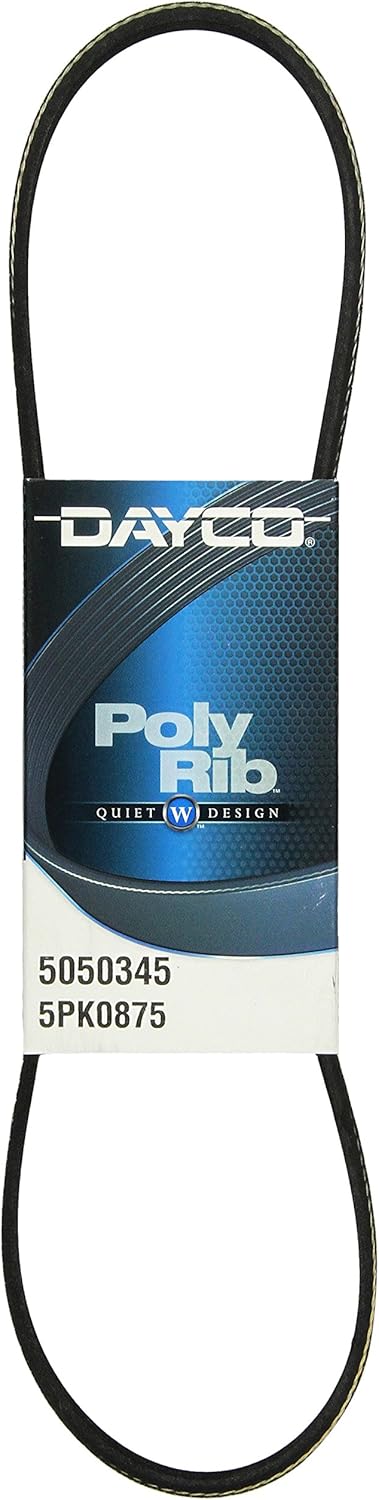 Dayco 5050345 Serpentine Belt , Black