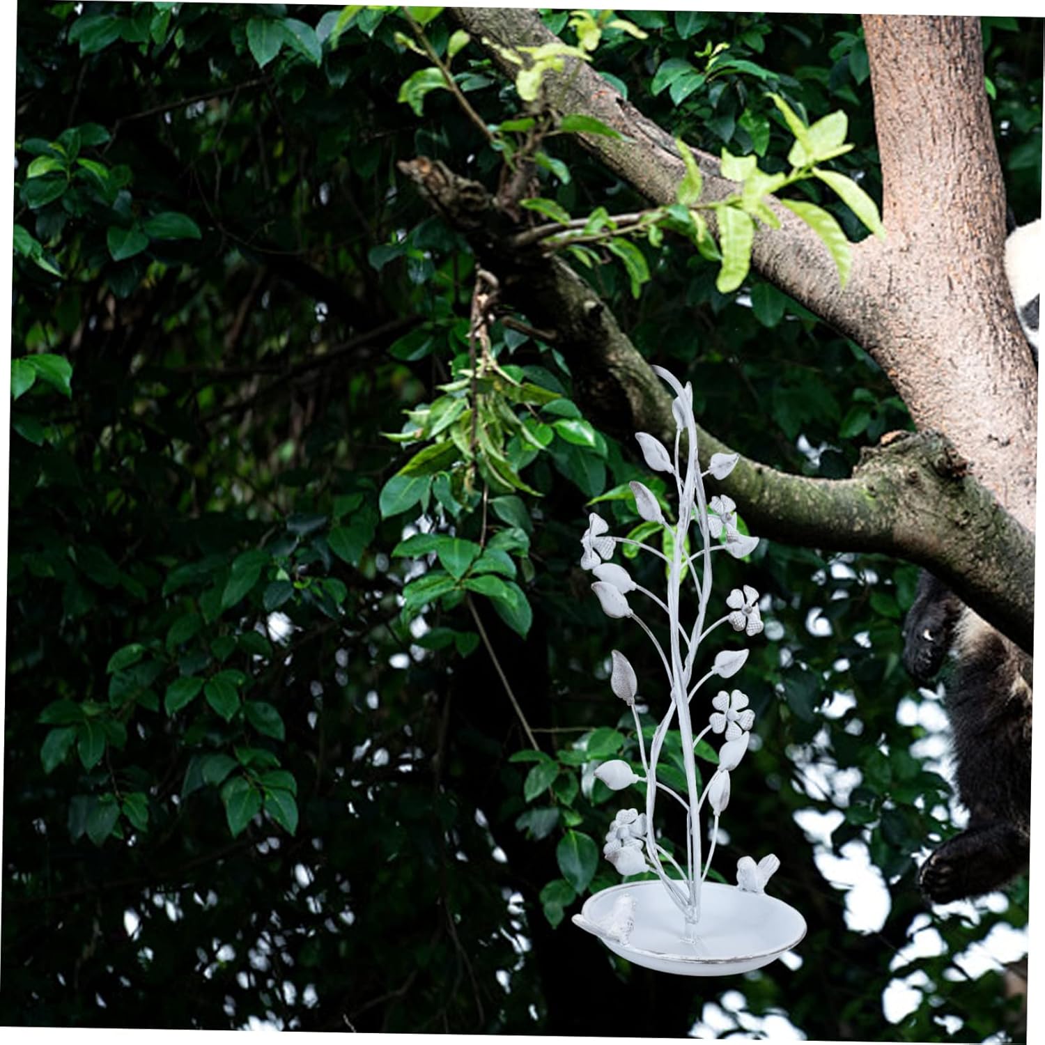 1pc Multi-Functional Feeder Retro Design Garden Ornament for Bird Feeding Courtyards Parks and Balconies