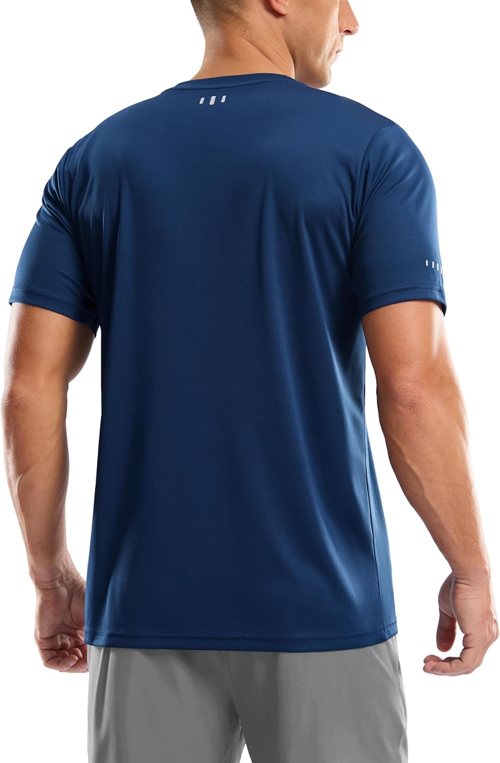 Men's UPF 50+ Sun Protection Dry Fit Workout T-Shirts Rash Guard Swim Shirts Moisture Wicking Tee for Athletic, Beach, Hiking - Image 2