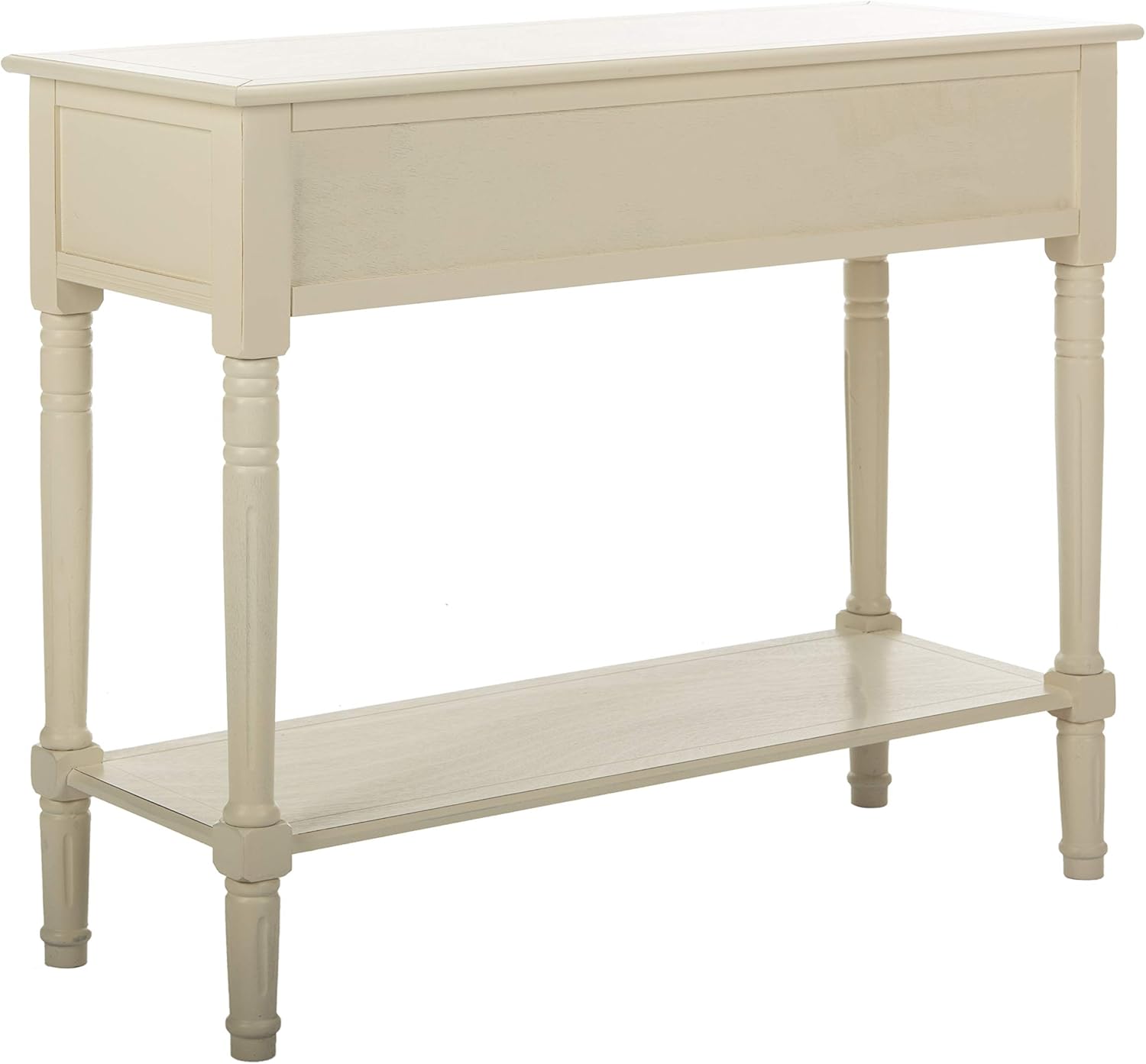 Safavieh American Homes Collection Samantha Distressed/Cream 2-Drawer Console Table : Home & Kitchen