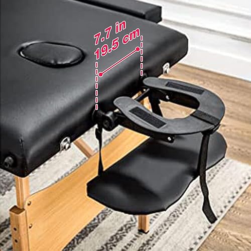 Miniatura 35 de Mesa de masaje universal, cuna y cojín de cara, silla de masaje ajustable, reposacabezas y almohada facial, plataforma de masaje, cojín para Cuna