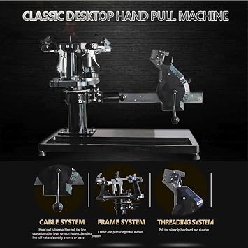 Table Stringing Machine, Badminton Racket Stringing Machine, Manual Stringing Machine, Tennis Racket Stringing Machine 360 Degree Rotating