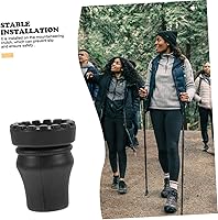 Vista 2 de Balacoo Almohadillas antideslizantes para caminar, almohadillas para pies, movilidad de muletas para adultos, cubiertas de trekking, agarre de goma