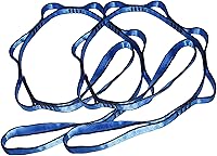 2-Pack 22kN Nylon Daisy Chain Climbing Straps - Adjustable 110/150/180cm for Yoga Hammocks, Rock Climbing & Hiking