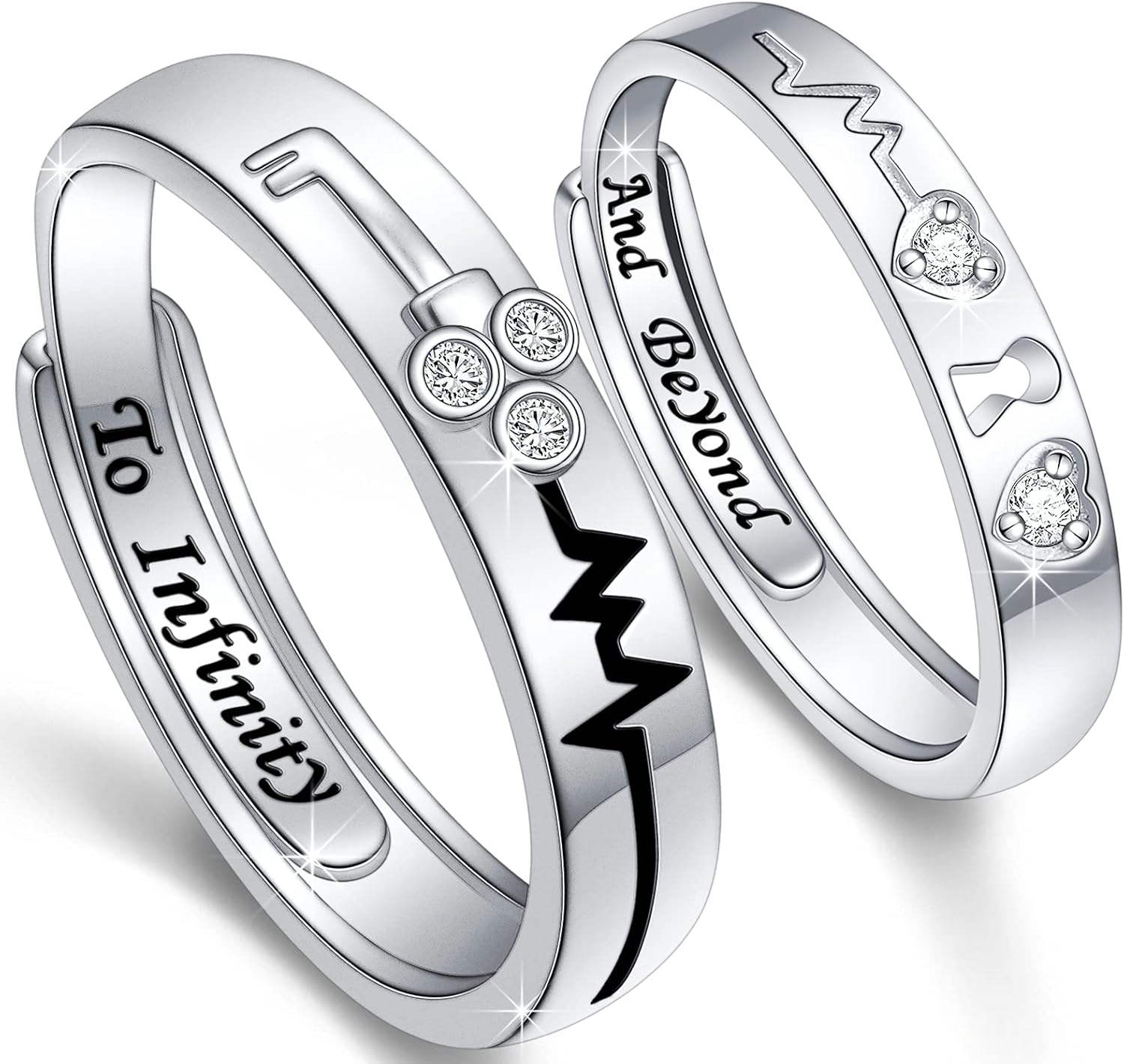 Ladytree Promise Rings for Couples 925 Sterling Egypt Ubuy
