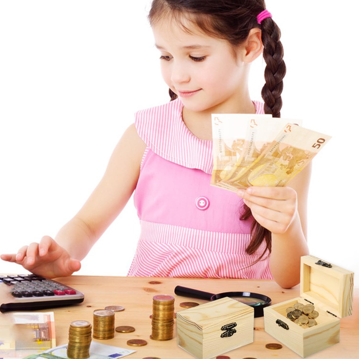 Lot De 10 Mini Coffres Au Trésor En Bois à Peindre – DIY Enfant – Activité Créative Parent-enfant – Cadeau Anniversaire - 2