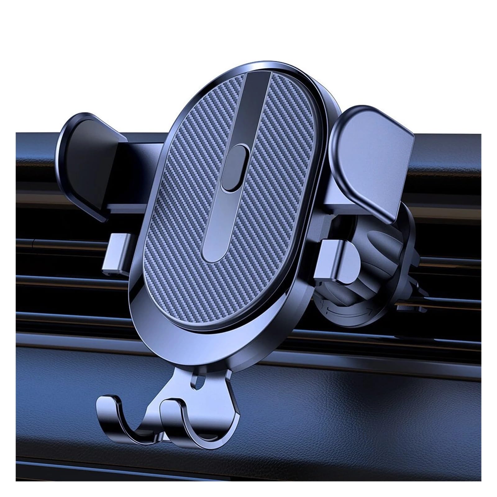 Supporto for telefono cellulare for auto con presa d'aria a gravità