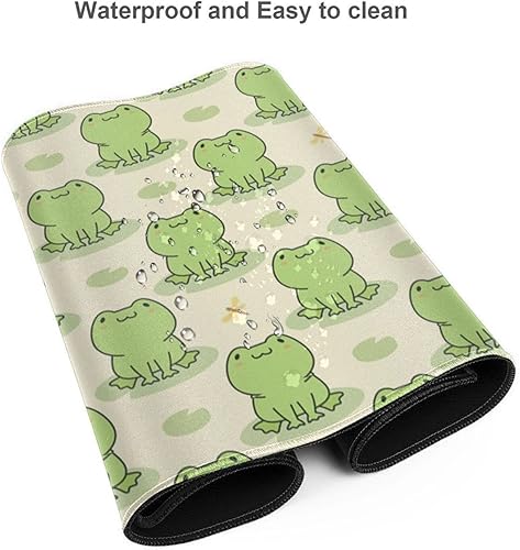 Miniatura 3 de Alfombrilla de mouse con base de goma antideslizante y bonita rana