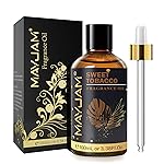 MAYJAM 100ML/3.38FL.OZ Sweet Tobacco Fragrance Oils with Glass Dropper, Essential Oils for Diffusers for Home, Long Lasting Scented Oils for Diffusers Soap Candle Making