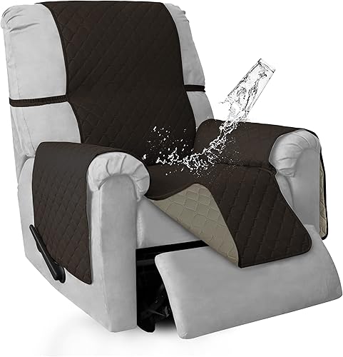 Miniatura 52 de ISSUNTEX - Fundas de sofá de doble protección 100% impermeables para sala de estar, fundas reversibles para sofá de 3 cojines, protector de muebles