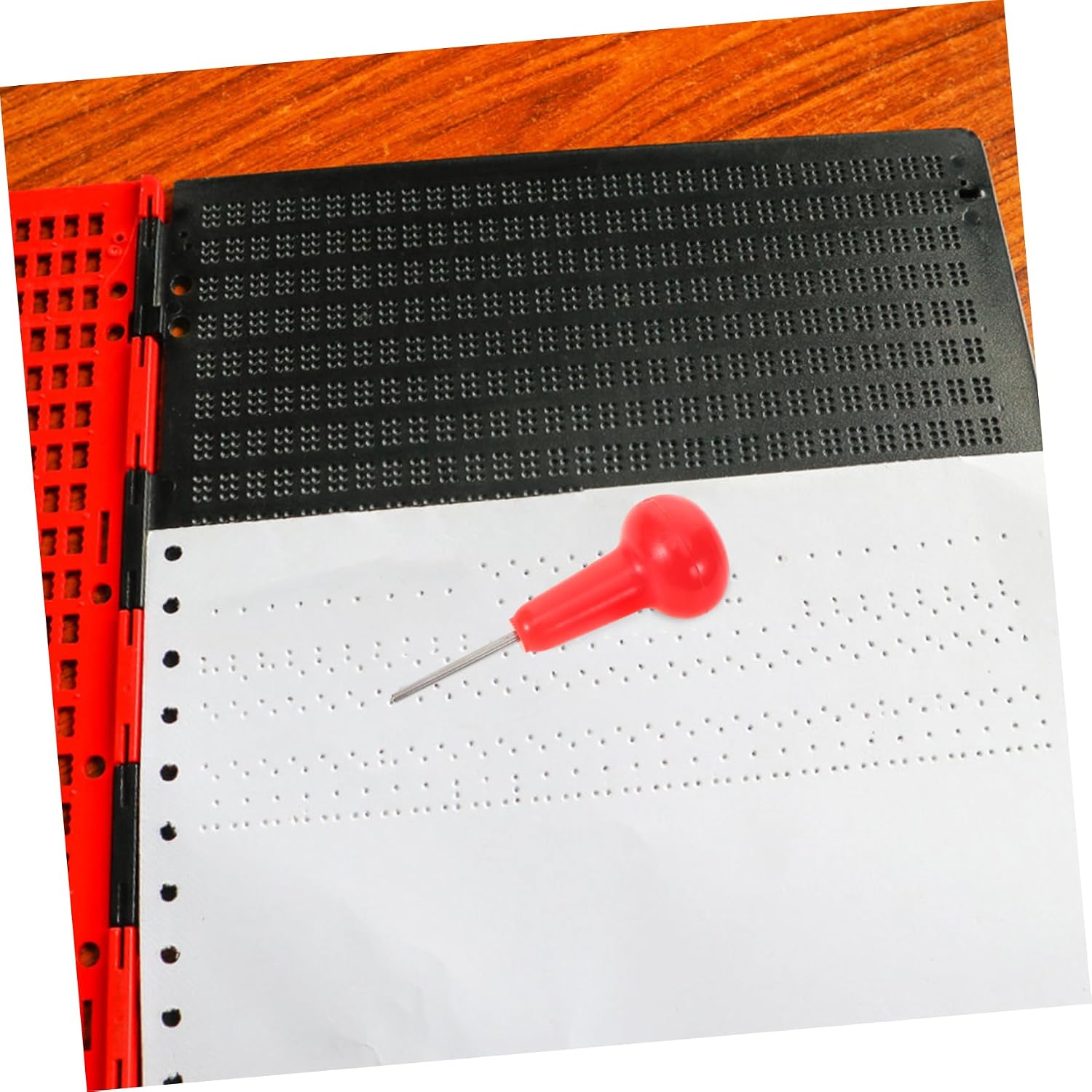 10pcs Braille Writing Tool for Blind Plastic Pen for Learning Teaching Visually Impaired Adults Comfortable Grip Enhanced Writing Skills