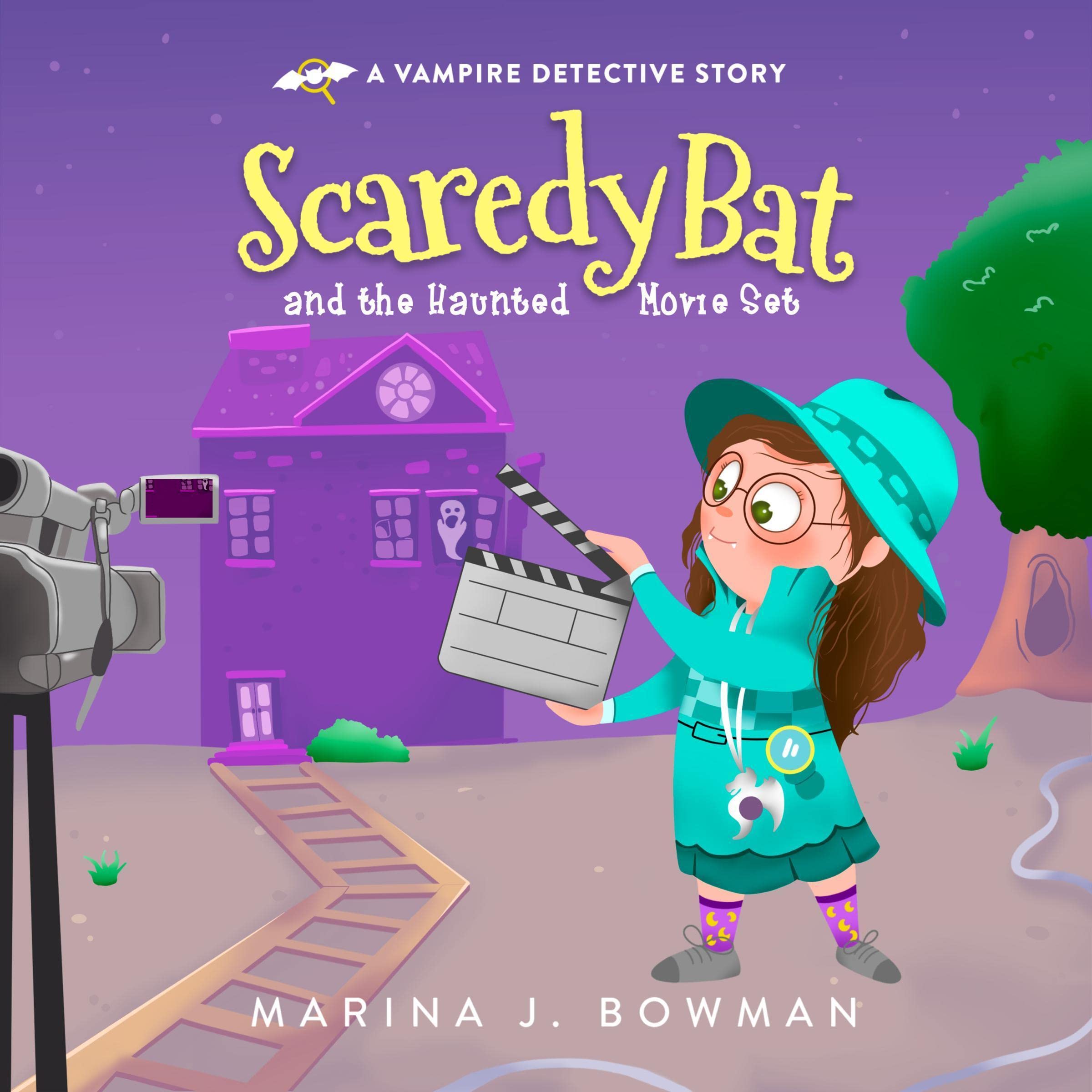 Cover art for Scaredy Bat and the Haunted Movie Set