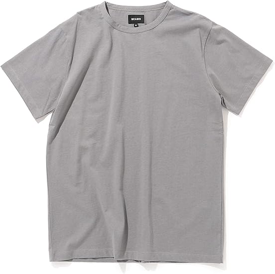 Amazon ビームス Beams 半袖カットソー B Standard Tee メンズ Grey S Tシャツ カットソー 通販