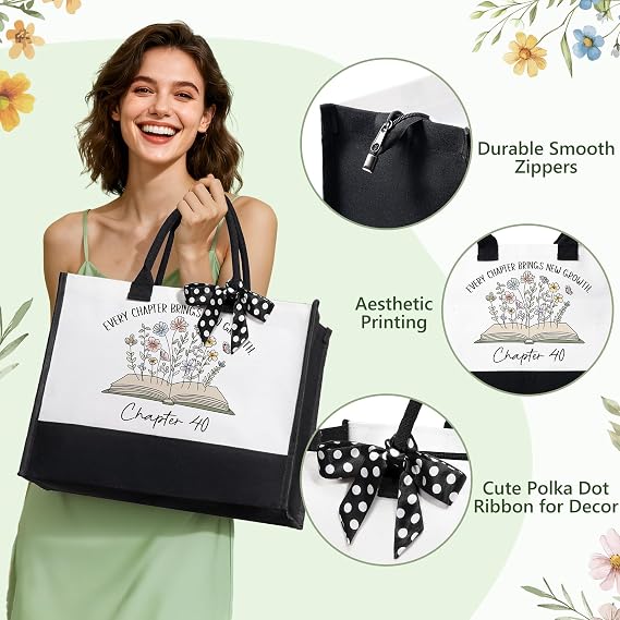 40th Birthday Gifts for Women Her, Funny 40 Year Old Birthday Gifts Baskets