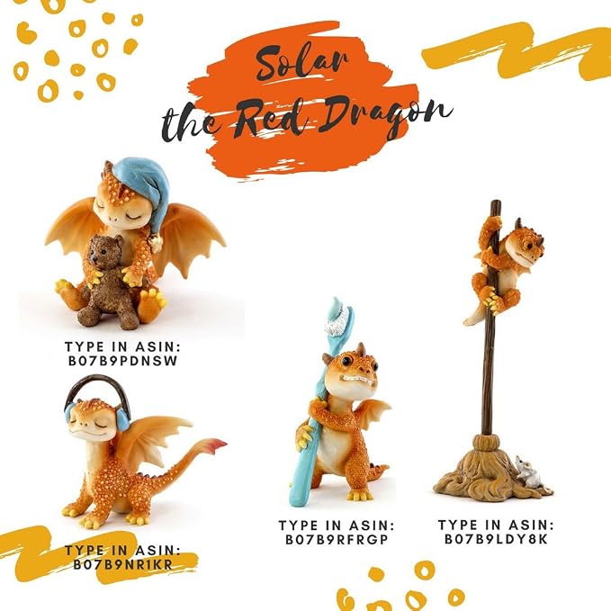 Minifigura coleccionable Solar The Red Dragon miniatura 6