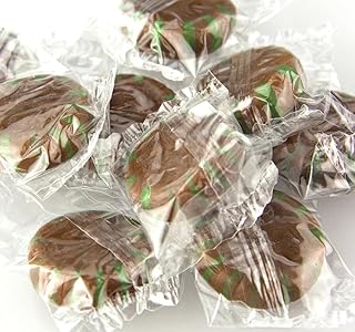 Chocolate Starlight Mints - 2 lbs of Classic Sweet Hard Individually Wrapped Pinwheel Candy