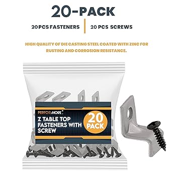 Amazon.com: Performore 20 Pack Z Tabletop Fasteners with