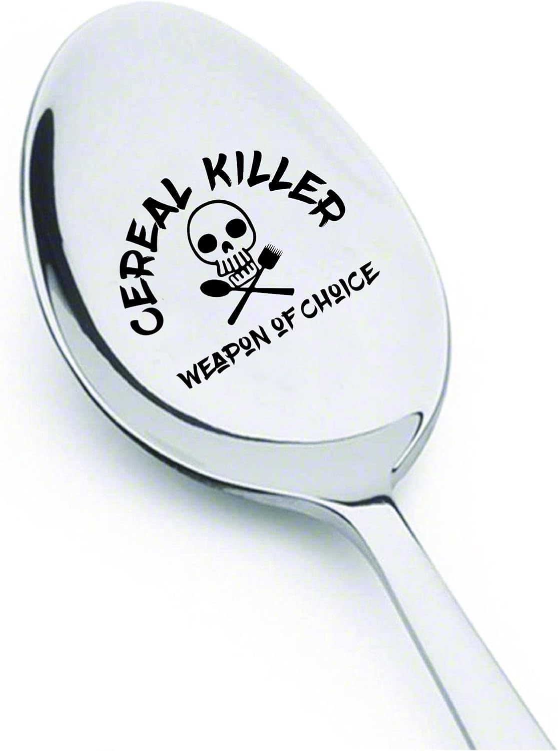 Engraved Cereal Killer Weapon of Choice Spoon Gifts for