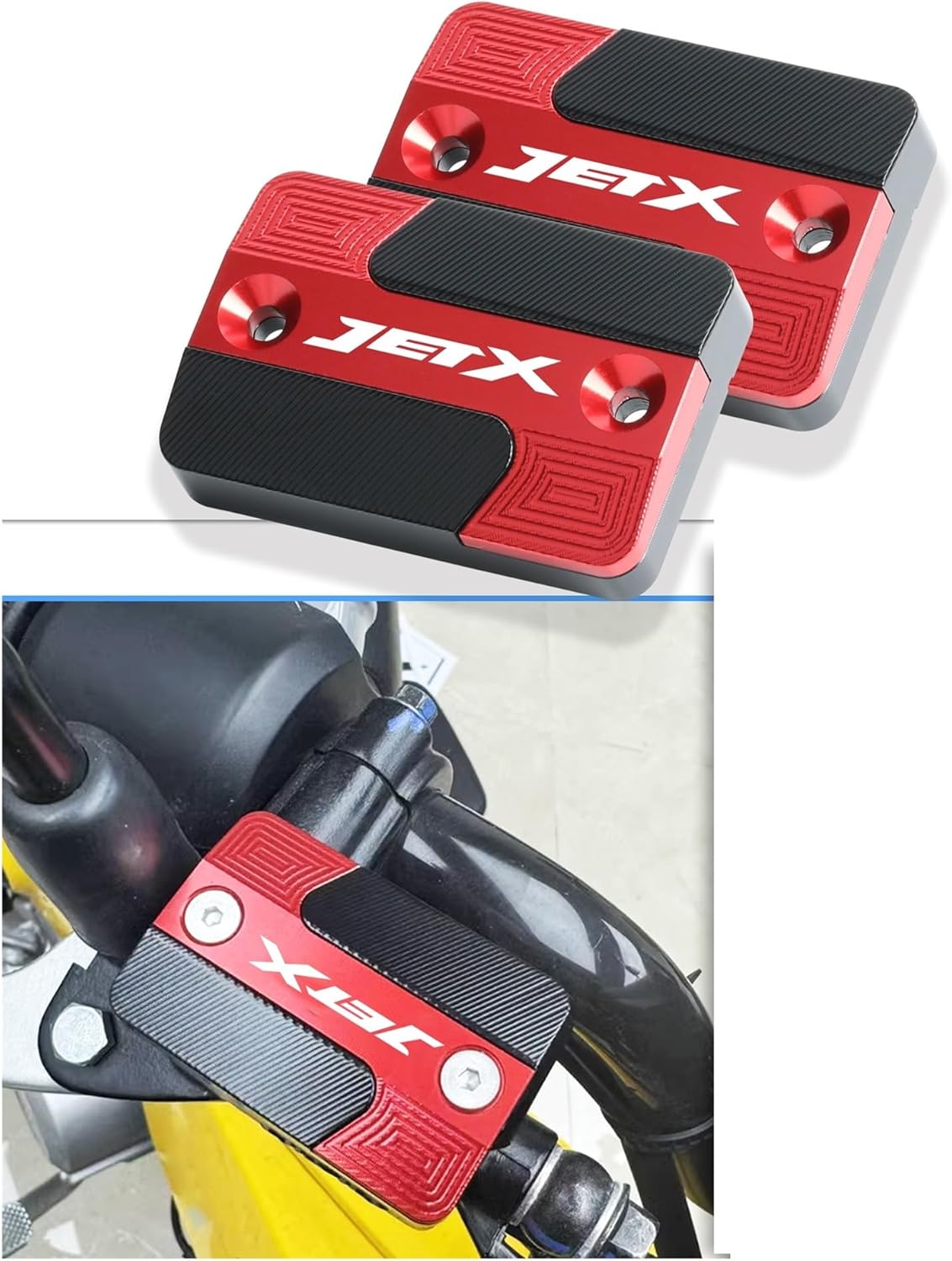 Motorcycle Front Brake Cover for JETX Jet-X Jet X 125 150 JETX125 150 Motorcycle Front Clutch Brake Fluid Reservoir Caps Oil Tank Cover Brake Fluid Cup