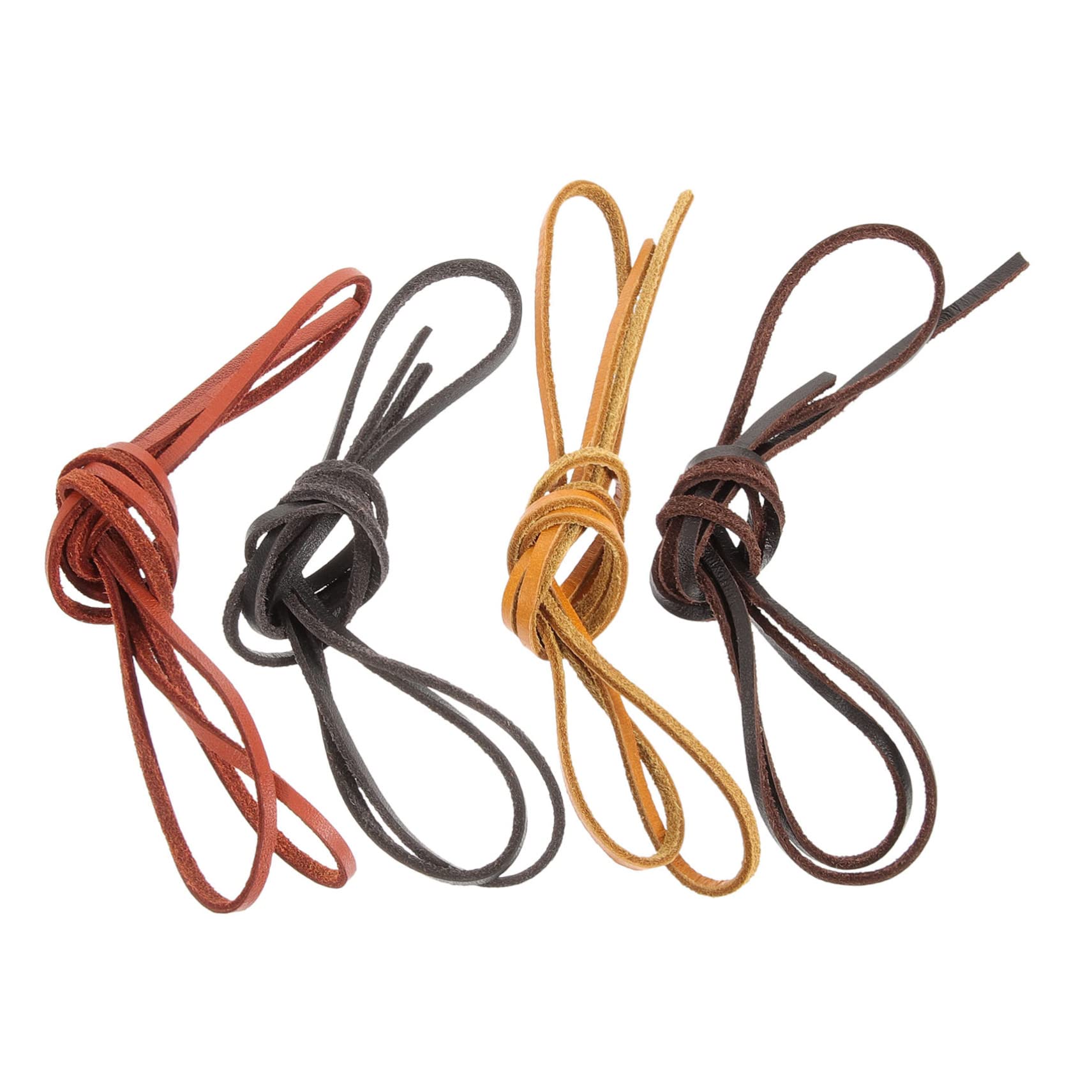 Didiseaon 20piezas Cuerda De Cuero para Fabricación De Pulseras y Collares Material Resistente y Ligero para Manualidades y Decoración Cortable y Duradero