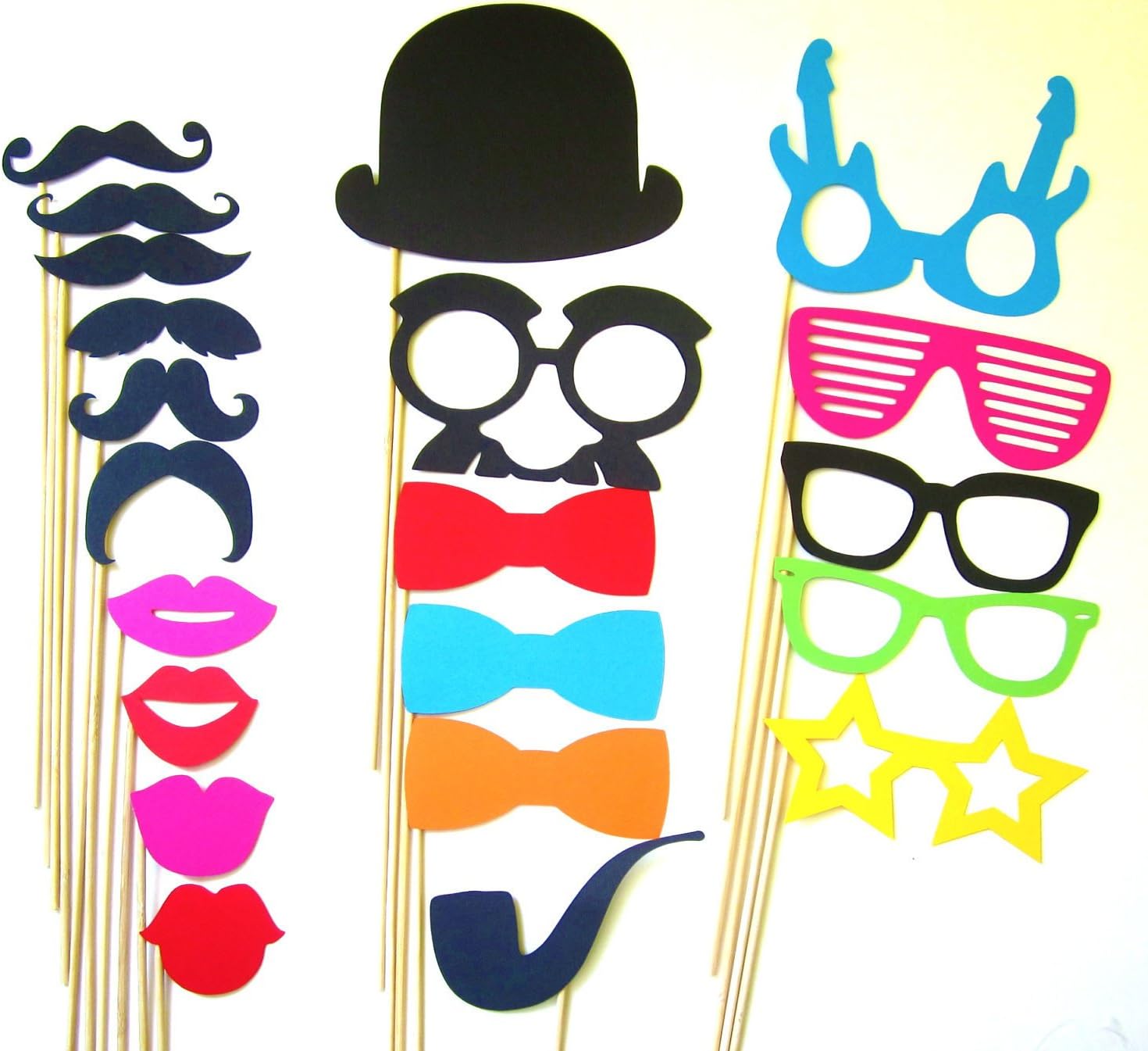 Photo Booth Props - 21 Piece