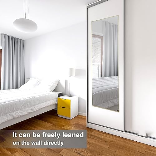 Miniatura 4 de YSSOA Espejo de pared redondo, espejo circular para baño, entrada, comedor y sala de estar, espejo de montaje en pared con marco negro de metal, 24