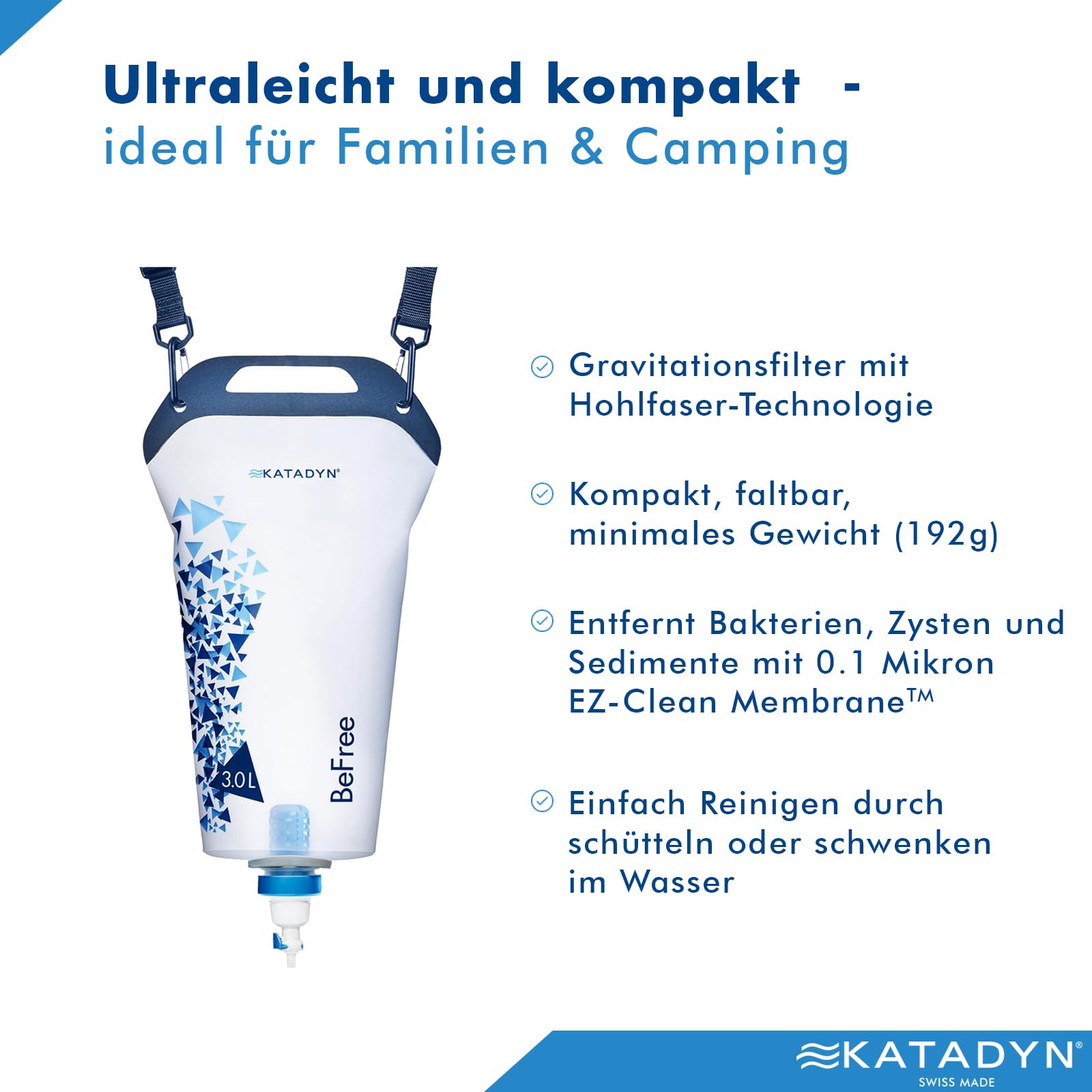 Katadyn BeFree Gravity Wasserfilter