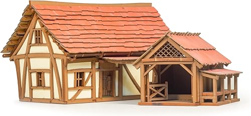 Miniatura 18 de Guild Hall - Kit de construcción de casa de madera para arquitectura e ingeniería para adolescentes y adultos, juegos de mesa, es un gran regalo