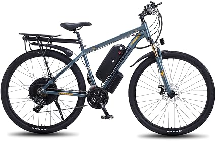 TAOCI Bici Elettriche per Adulto, Mountain Bike, Lega di Alluminio Ebikes  Biciclette All Terrain, 29\