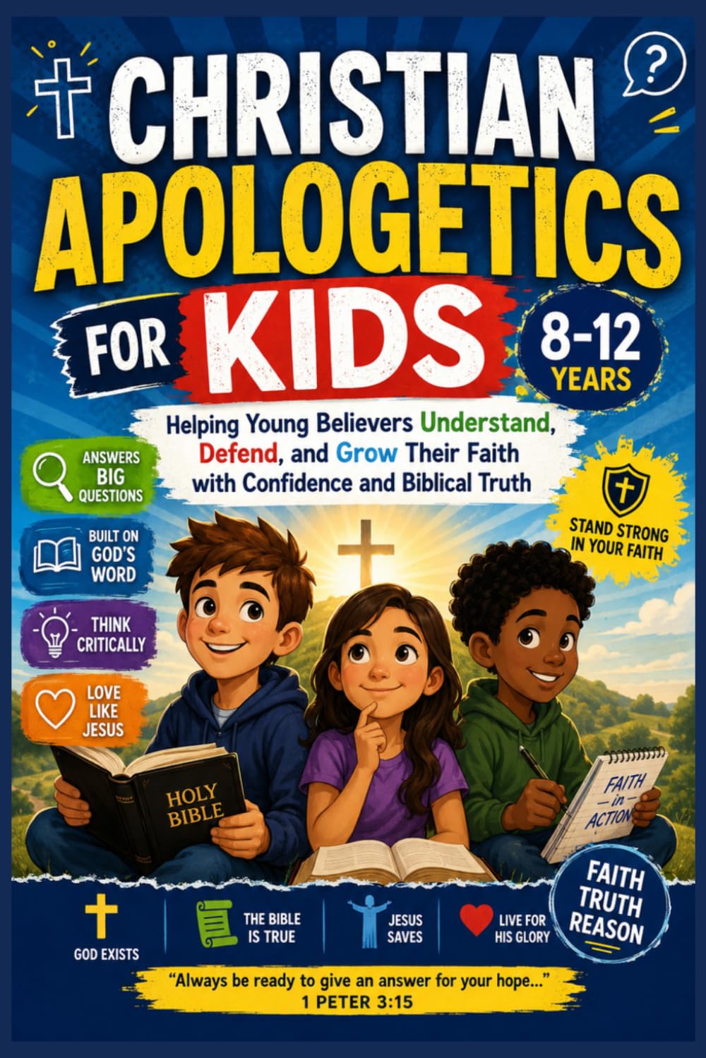 CHRISTIAN APOLOGETICS FOR KIDS 8–12: Helping Young Believers Understand, Defend, and Grow Their Faith with Confidence and Biblical Truth