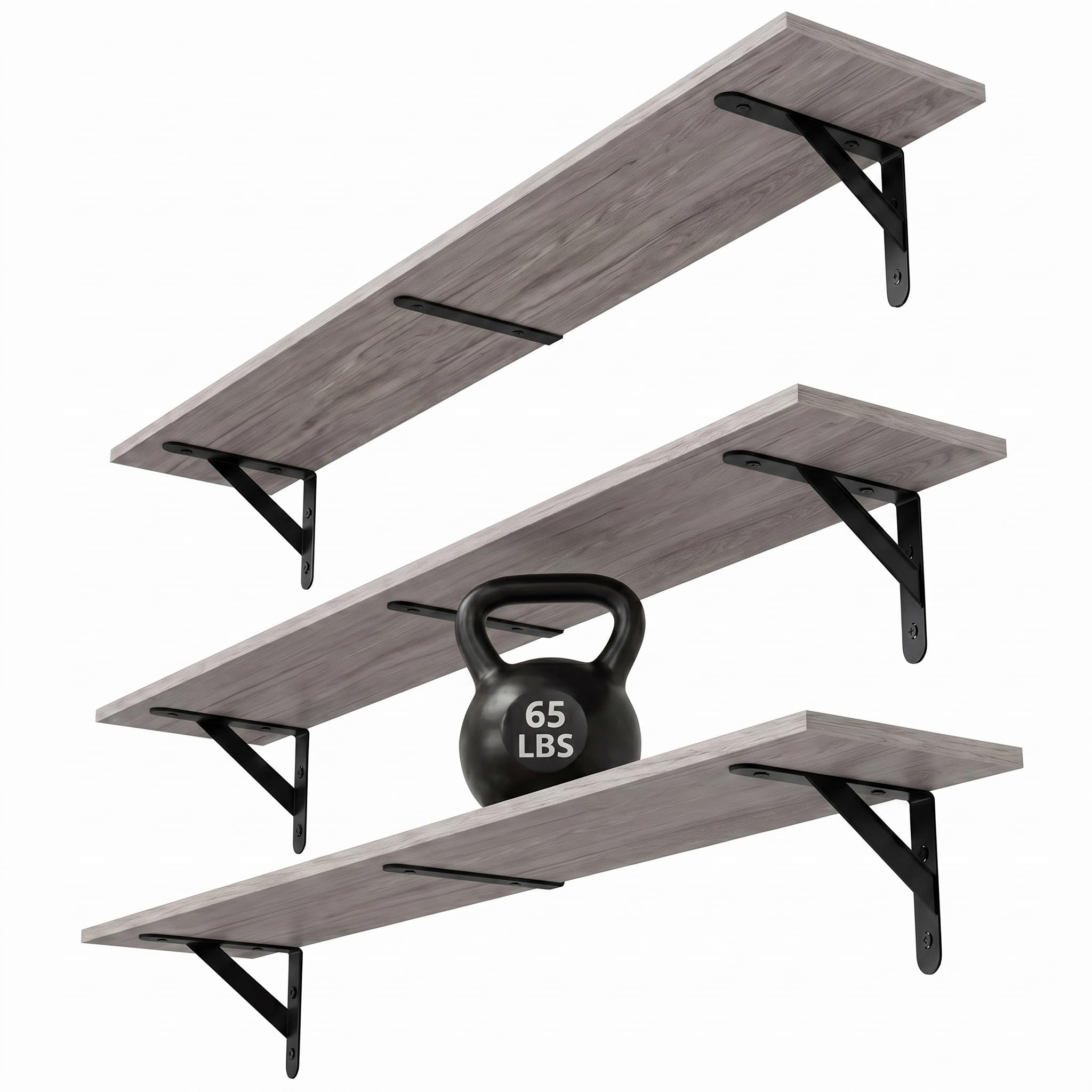 WOPITUES Floating Shelves - 3-Pack -15