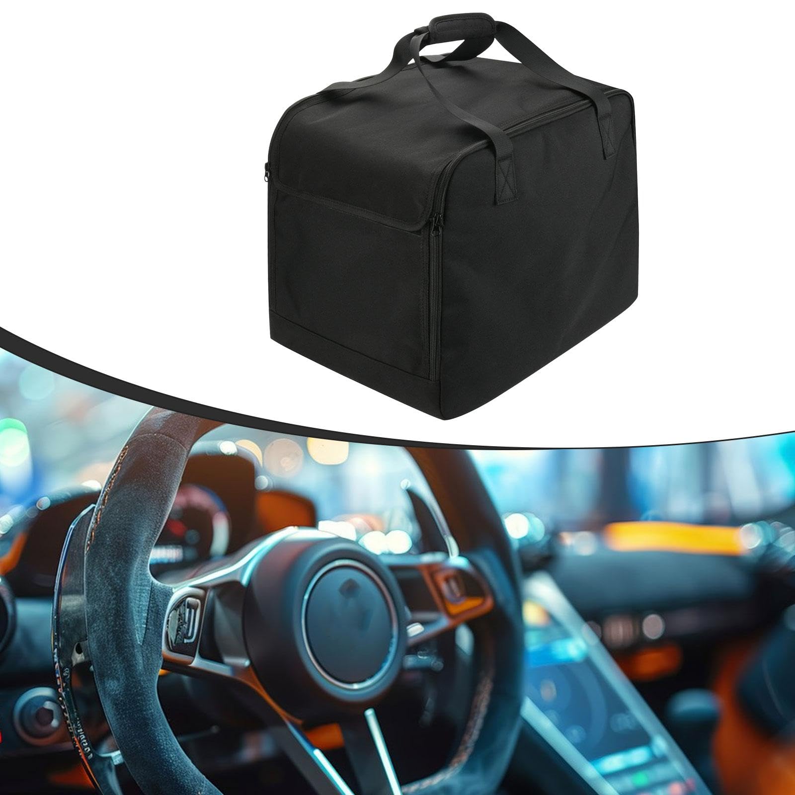 Borsa Portaoggetti Da Corsa, Leggera, Multifunzionale, con Volante Resistente E Leva Del Cambio
