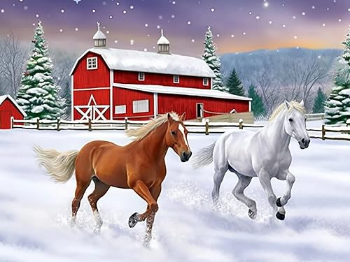 Miniatura 8 de SKRYUIE Kits de pintura de diamantes para árbol de Navidad 5D, arte de diamantes para manualidades, taladro redondo completo, punto de cruz de