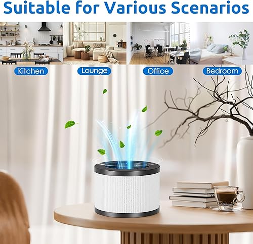 Miniatura 6 de Hfunmo Filtro de repuesto TZ-K1 compatible con purificador de aire ToLife TZ-K1, purificadores de aire AROEVE MK01 MK06, filtro HEPA verdadero H13 3