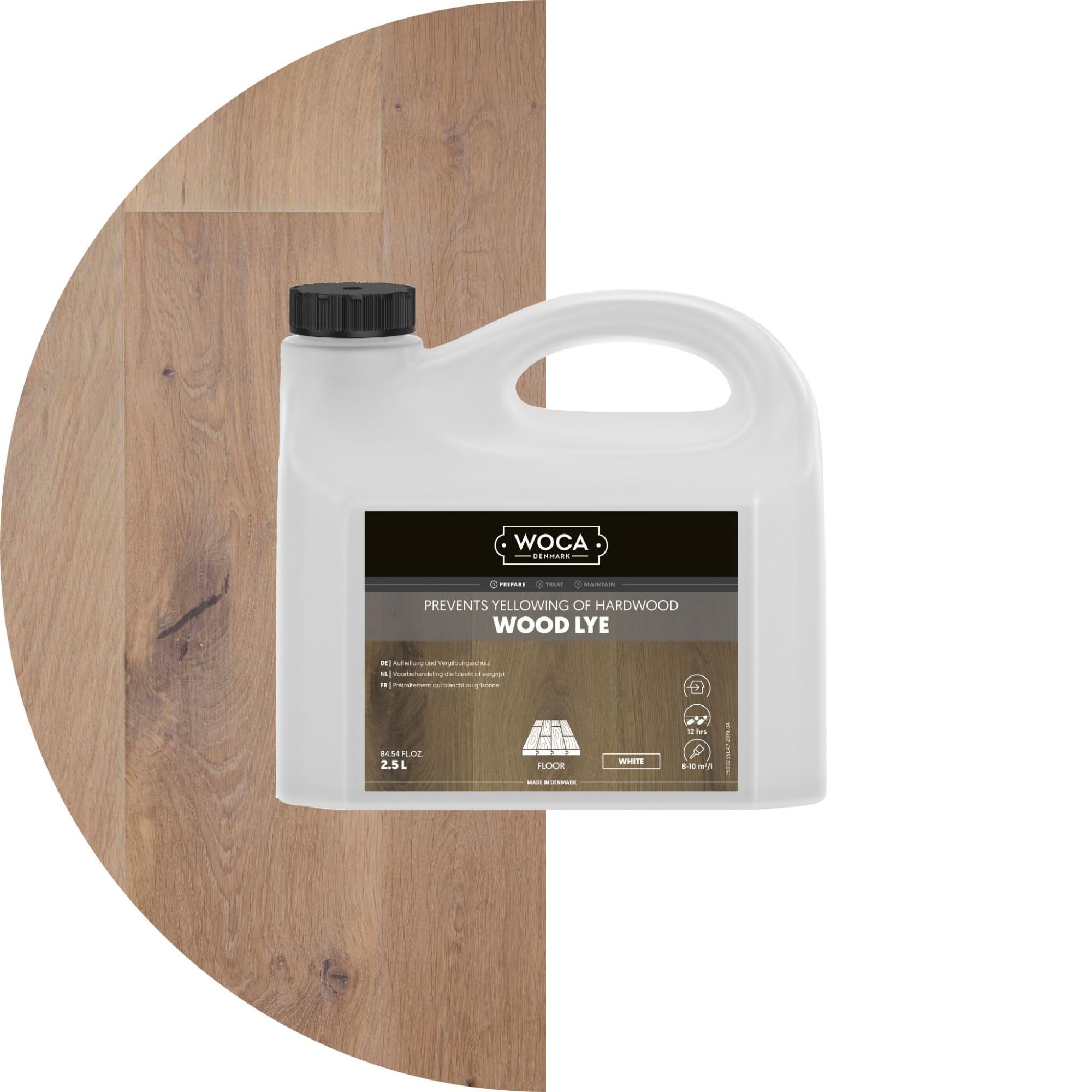 Woca Wood Lye – 2.5 Litre – White, 500235 A