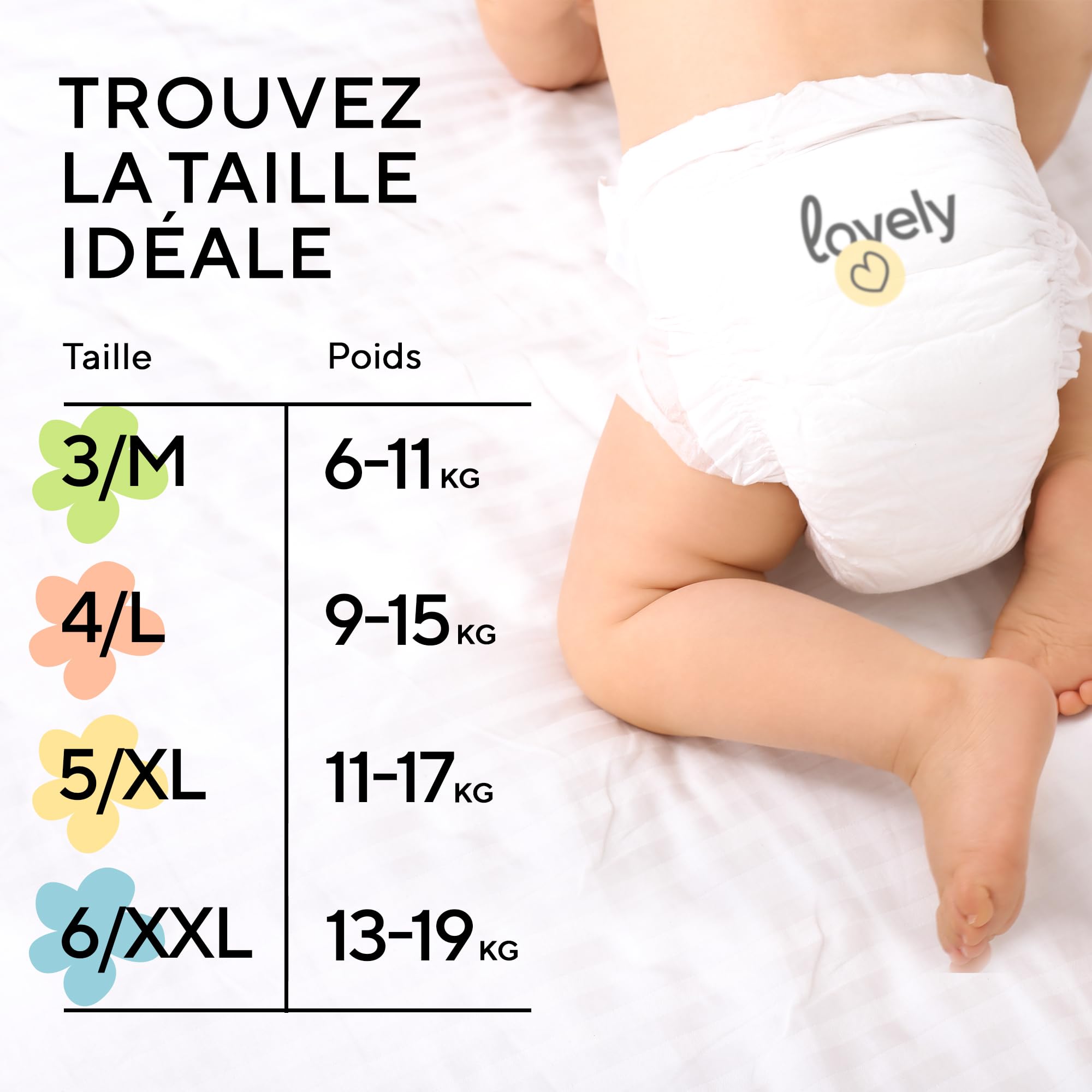 44 Couches Culottes Taille 5 (11-17 kg), Ultra-Absorbantes, Hypoallergéniques, Couches Culottes douces pour Bébé, Testées Dermatologiquement, Anti-fuites