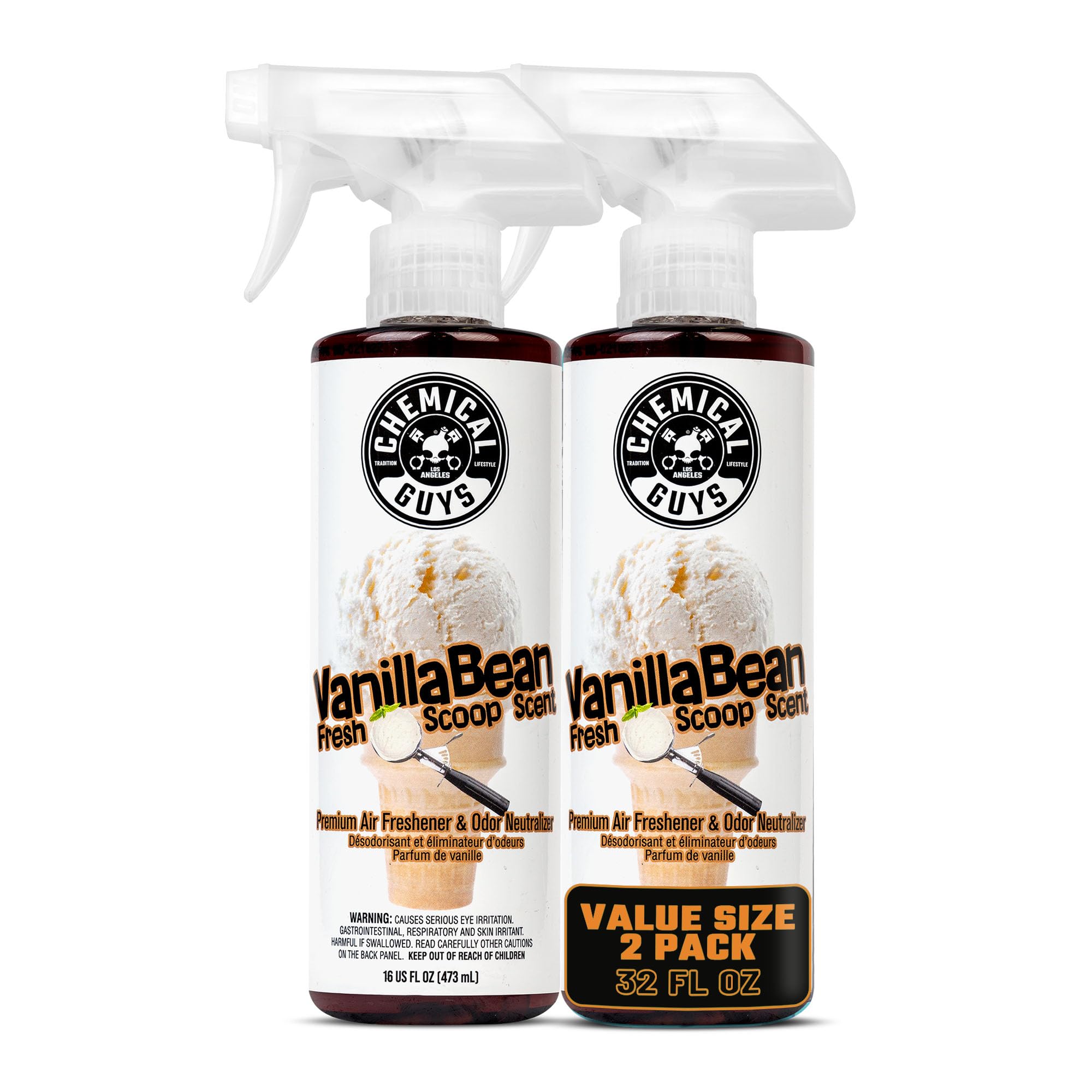 Chemical Guys Vanilla Bean Air Fresh Scoop Air Freshener & Odor - cleaning kits | Mubboo