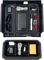 Vista 2 de Organizador de consola central, organizador de tablero compatible con Toyota Tundra 2022 2023 2024 2025