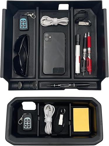Miniatura 2 de Organizador de consola central, organizador de tablero compatible con accesorios Toyota Tundra 2022 2023 2024 2025