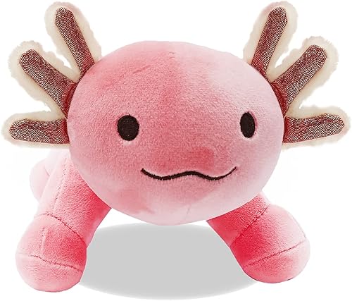 Miniatura 1 de 1 juguete de peluche de ajolote, suave y lindo cojín de muñeca de ajolote, regalo de cumpleaños de Navidad, Halloween, para niños, de 10.8 pulgadas