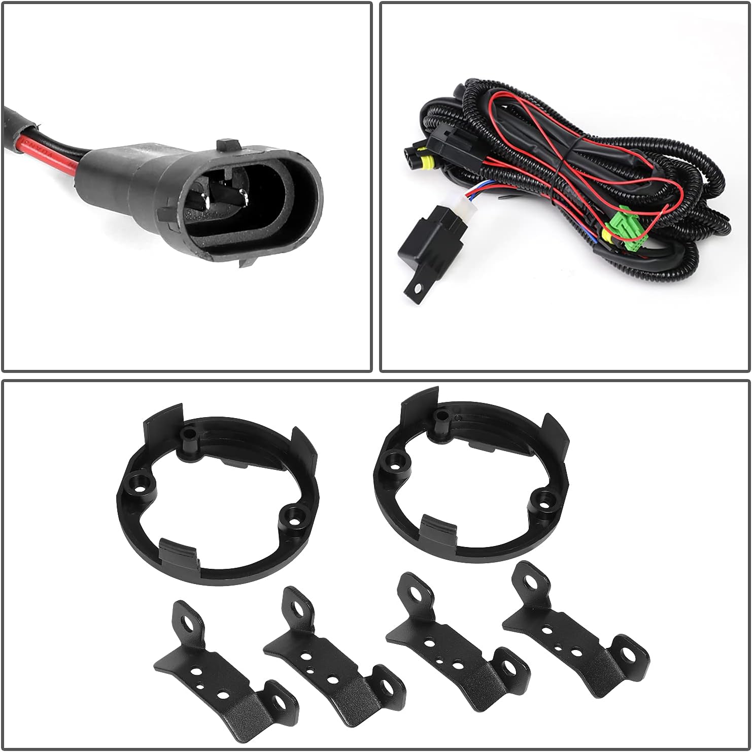 Bеѕt Sеllеr DNA Motoring FL-ZTL-345-CH LED Projector Beam Fog Lights Compatible with 13-14 Legacy / 14-16 Forester / 05-09 Frontier / 13-15 Civic Accord / 05-07 Ranger