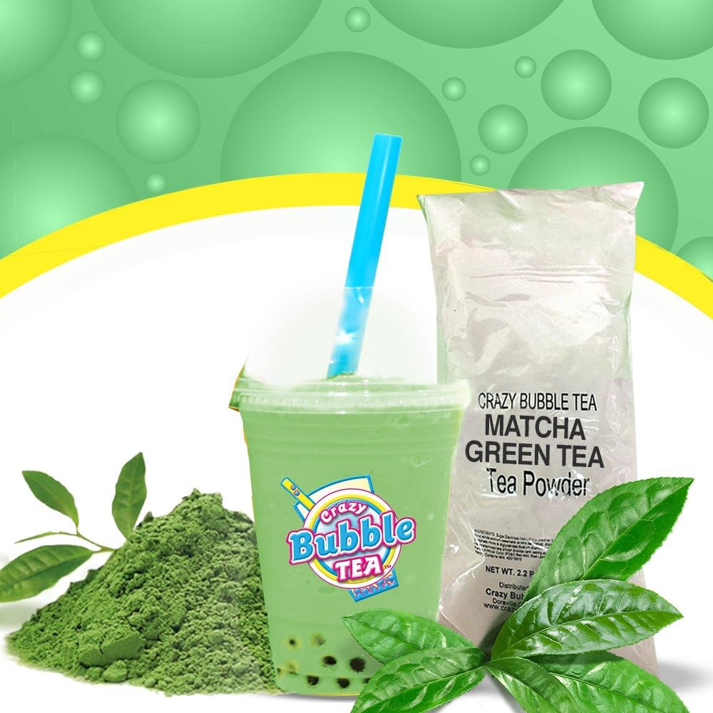 Bubble Tea Smoothie Powder (Matcha Green Tea) 2.2 lbs